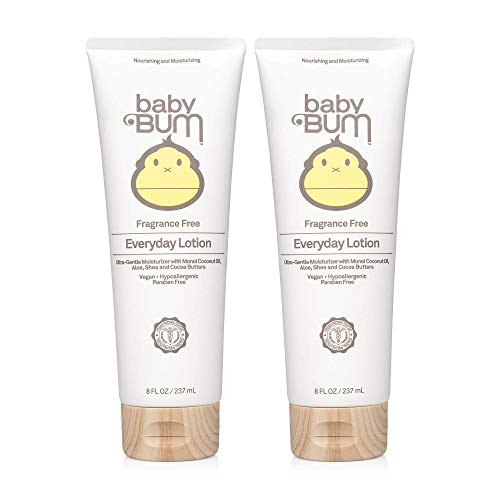 Baby Bum Everyday Lotion Moisturizing Baby Body Lotion for Sensitive Skin with Shea and Cocoa Butter Fragrance Free Gluten Free and Vegan 8 FL OZ 2 Pack Baby Bum Everyday Lotion Moisturizing Baby Body Lotion for Sensitive Skin with Shea and Cocoa Butter Fragrance Free Gluten Free and Vegan 8 FL OZ 2 Pack