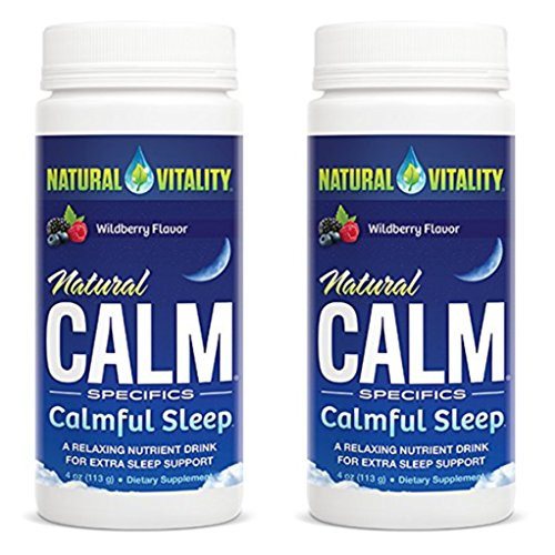 Natural Vitality Natural Calm Specifics Calmful Sleep Wildberry Flavor 2 Pack