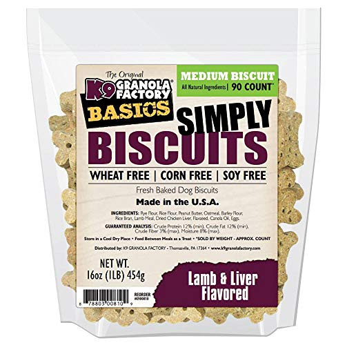 K9 Granola Factory Simply Biscuits With Lamb And Liver Medium