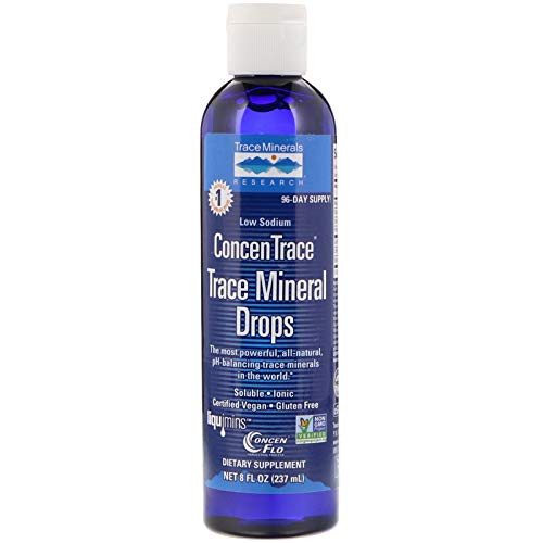 Trace Minerals Research Low Sodium ConcenTrace Trace Mineral Drops 8 fl oz Trace Minerals Research Low Sodium ConcenTrace Trace Mineral Drops 8 fl oz