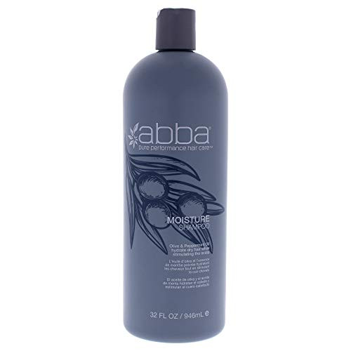 ABBA Moisture Shampoo Olive  Peppermint Oil 32 Fl Oz