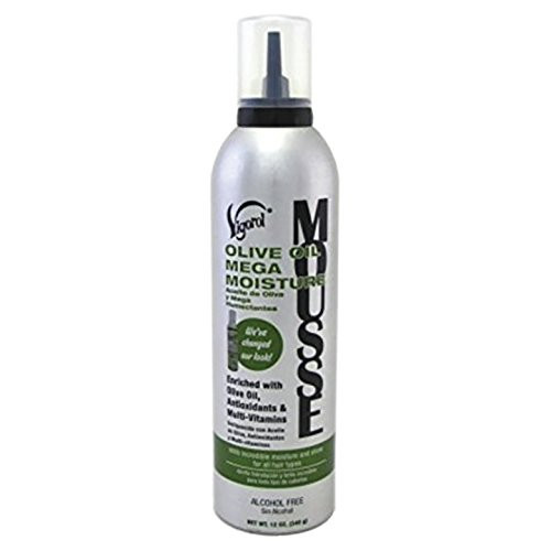 Vigorol Olive Oil Mega Moisture Mousse 12 Ounce