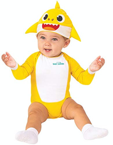 Rubies Baby Shark Costume Yellow 612 Months
