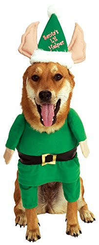 Rubies Santas Little Helper Elf Pet Costume Large