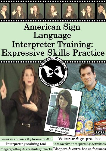 American Sign Language Interpreter Training Expressive Skills Practice Vol 1