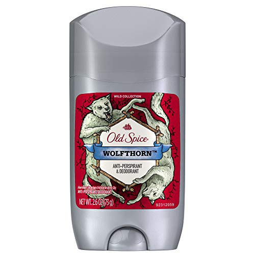 Old Spice Wild Collection Wolfthorn Scent Mens Invisible Solid AntiPerspirant  Deodorant 26 Oz