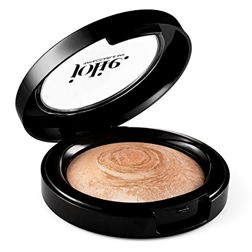 Jolie Marbleized Baked Finishing Powder Bronzer Highlighter Satin Glow