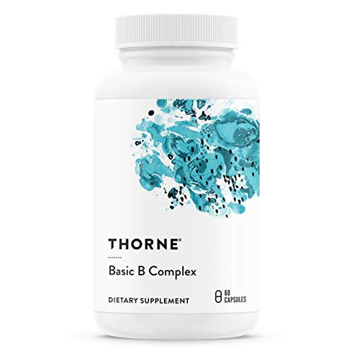 Thorne Research  Basic B Complex  B Vitamins in Their Active Forms  60 Capsules
