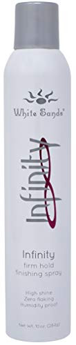 White Sands Infinity Hair Spray  Flexible Firm Extra Hold Hairspray For Finishing Curling or Setting Hair Styles with Moveable Hold AntiFrizz  For Men  Women 10oz