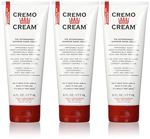 Cremo Original Shave Cream Astonishingly Superior Shaving Cream for Men 6 Fluid Ounce 3 Pack