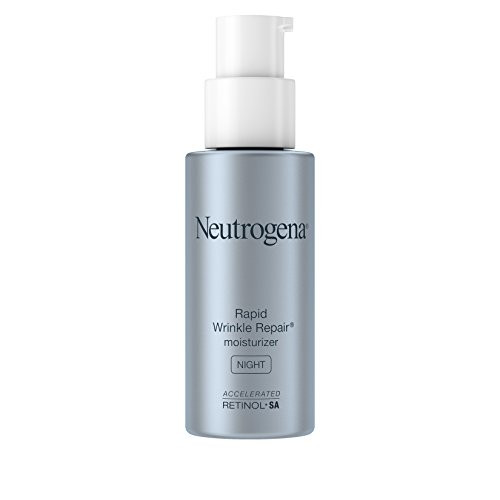 Neutrogena Rapid Wrinkle Repair Retinol AntiWrinkle Night Cream AntiWrinkle Face  Neck Cream Moisturizer with Hyaluronic Acid Retinol  Glycerin 1 fl oz