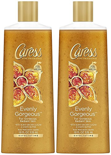 Caress Exfoliating Body Wash  Evenly Gorgeous  18 oz  2 pk
