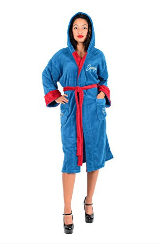 Robe Factory RF11661 DC Comics Bombshells Supergirl Fleece Bathrobe