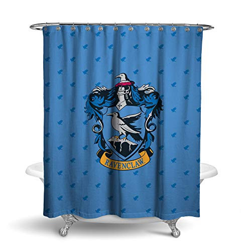 Robe Factory Harry Potter Ravenclaw Shower Curtain House Bathroom Decor with Hook Rings