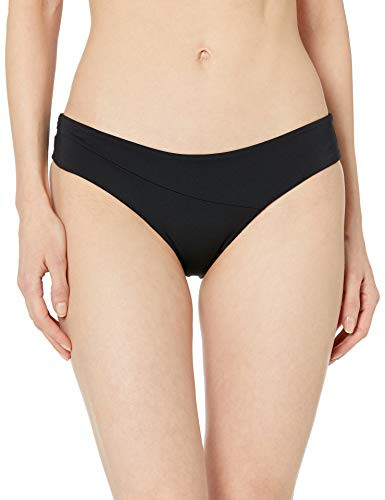 Volcom Womens Simply Seamless Cheeky Bikini Bottom Black Small