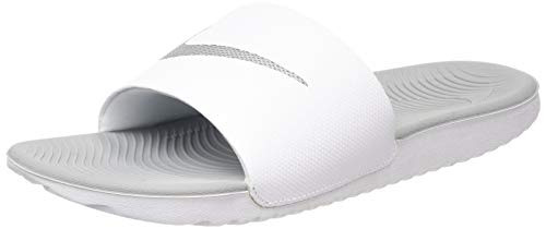 NIKE Womens Kawa Slide Sandal White 10 BM US