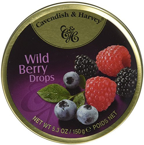 53Ounce TinCavendish Harvey Wild Berry Drops 53Ounce TinCavendish Harvey Wild Berry Drops