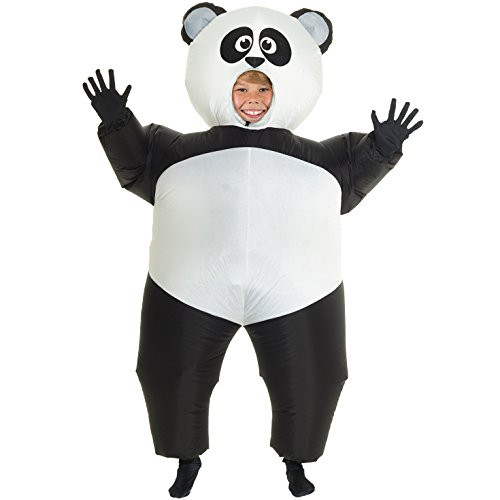 Morph Giant Panda Kids Inflatable Blow Up Costume  Kids