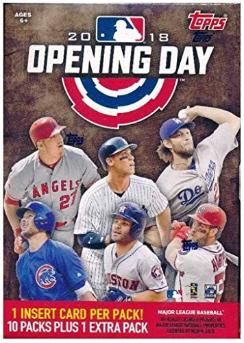 Topps 2018 Opening Day Baseball Factory Sealed 11 Pack Blaster Box   Baseball Wax Packs