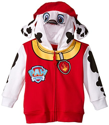 Nickelodeon Little Boys Paw Patrol Marshall Toddler Costume Hoodie Red 5T