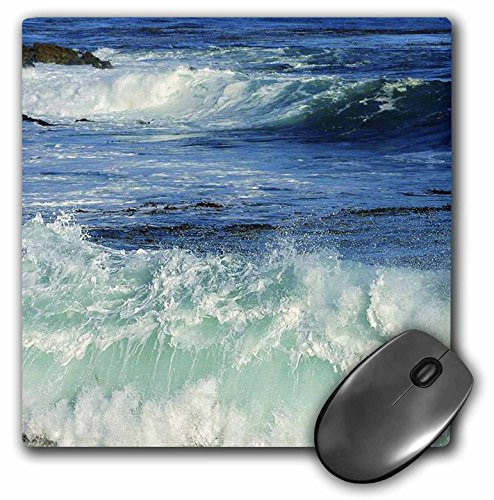 3dRose LLC 8 x 8 x 025 Inches Mouse Pad Pacific Ocean Waves mp437841