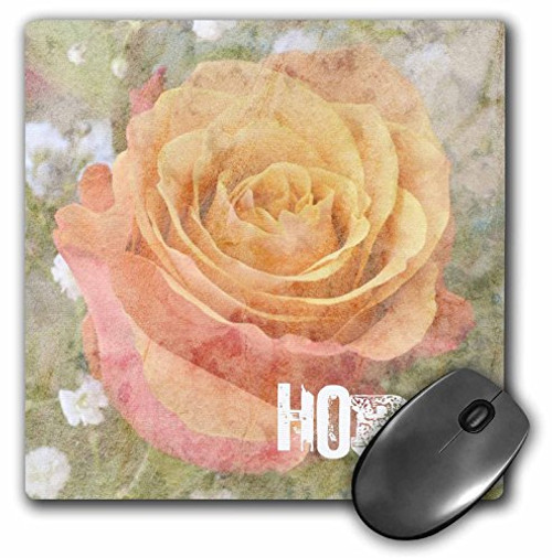 3dRose LLC 8 x 8 x 025 Inches Mouse Pad Peach Rose Hope Flowers Motivational Inspirational mp293951 3dRose LLC 8 x 8 x 025 Inches Mouse Pad Peach Rose Hope Flowers Motivational Inspirational mp293951