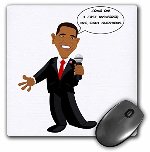3dRose LLC 8 x 8 x 025 Inches President Barack Obama Sayings Mouse Pad mp599931