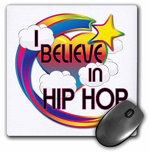 3dRose LLC 8 x 8 x 025 Inches Mouse Pad I Believe in Memes Cute Believer Design mp1665691