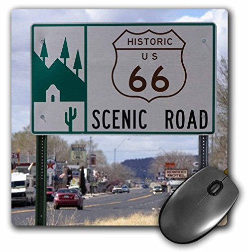 3drose Road Sign Historic US Route 66 Arizona US03 DFR0035 David R Frazier Mouse Pad 3drose Road Sign Historic US Route 66 Arizona US03 DFR0035 David R Frazier Mouse Pad
