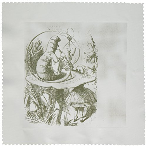 3dRose qs1101991 Caterpillar on Mushroom Vintage Alice in WonderlandQuilt Square 10 by 10Inch 3dRose qs1101991 Caterpillar on Mushroom Vintage Alice in WonderlandQuilt Square 10 by 10Inch