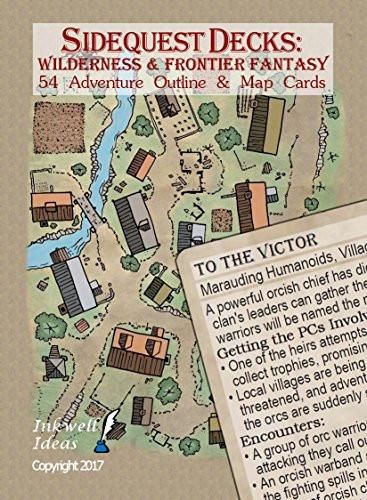 Inkwell Ideas Sidequest Decks: Wilderness & Frontier Fantasy