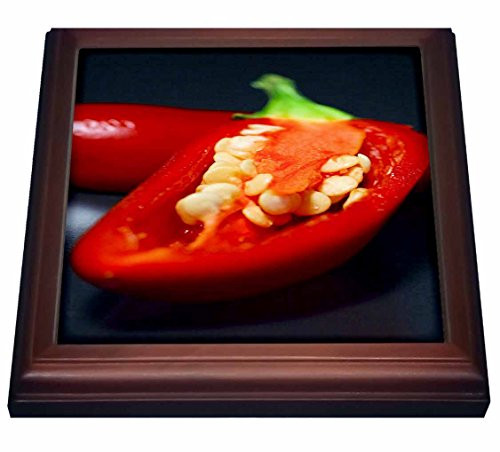 3dRose Capiscum SeedsChili Chili Pepper Chilli Chilli Peppers Pepper Peppers Red Trivet with Ceramic Tile 8 by 8 Brown 3dRose Capiscum SeedsChili Chili Pepper Chilli Chilli Peppers Pepper Peppers Red Trivet with Ceramic Tile 8 by 8 Brown
