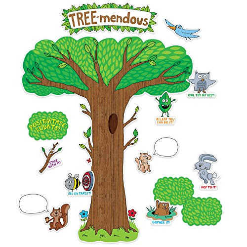 Creative Teaching Press So Much Pun Tree-mendous Bulletin Board Set (3106)