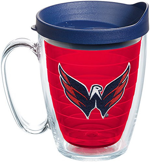 Tervis NHL Washington Capitals Primary Logo Insulated Tumbler with Emblem and Navy Lid 16oz Mug Red Tervis NHL Washington Capitals Primary Logo Insulated Tumbler with Emblem and Navy Lid 16oz Mug Red