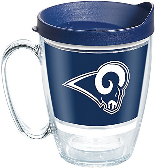 Tervis 1257370 NFL Los Angeles Rams Legend Tumbler with Wrap and Navy Lid 16oz Mug Clear Tervis 1257370 NFL Los Angeles Rams Legend Tumbler with Wrap and Navy Lid 16oz Mug Clear