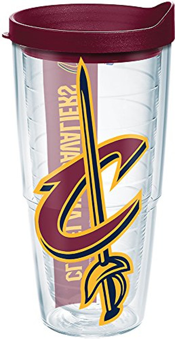 Tervis NBA Cleveland Cavaliers Colossal Tumbler with Wrap and Maroon Lid 24oz Clear Tervis NBA Cleveland Cavaliers Colossal Tumbler with Wrap and Maroon Lid 24oz Clear