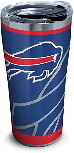 Tervis NFL Buffalo Bills Rush Stainless Steel Tumbler With Lid 20 oz Silver