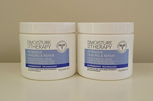 Avon Moisture Therapy Intensive and Repair Extra Strength Cream Lot 2 Jars 53 Oz