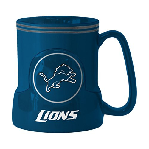 NFL Detroit Lions Sculpted Game Time Mug 18ounce Blue NFL Detroit Lions Sculpted Game Time Mug 18ounce Blue