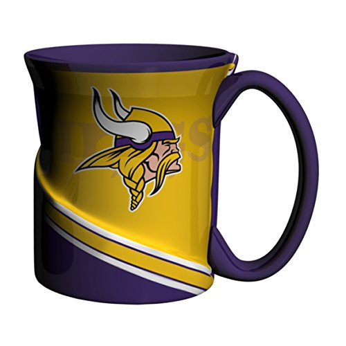 NFL Minnesota Vikings Sculpted Twist Mug 18ounce NFL Minnesota Vikings Sculpted Twist Mug 18ounce