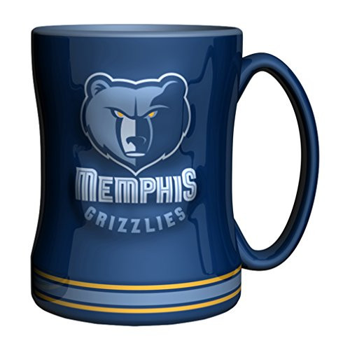 NBA Memphis Grizzlies Sculpted Relief Mug 14ounce
