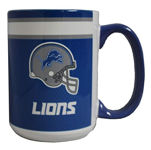 Boelter Detroit Lions 15oz Blast Accent Ceramic Mug