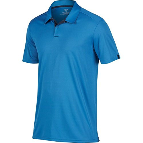 Oakley Mens Standard Divisonal Polo Blackout S