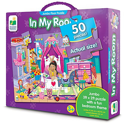 The Learning Journey in My Room - Extra Large Puzzle Measures 3 ft by 2 ft