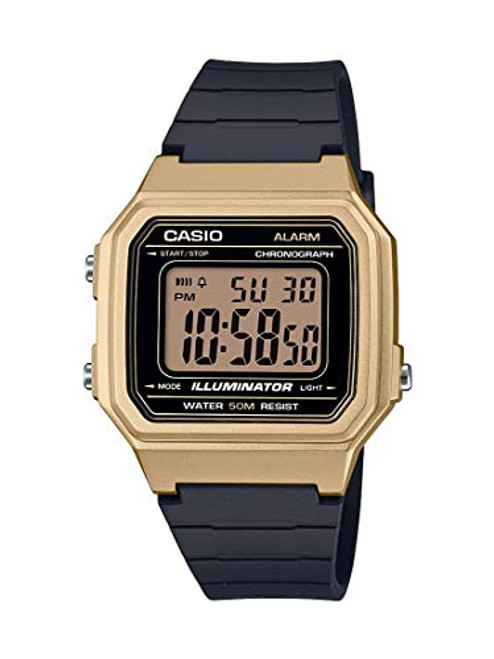 Casio Mens Quartz Resin Strap Black 236 Casual Watch Model W217HM9AVCF