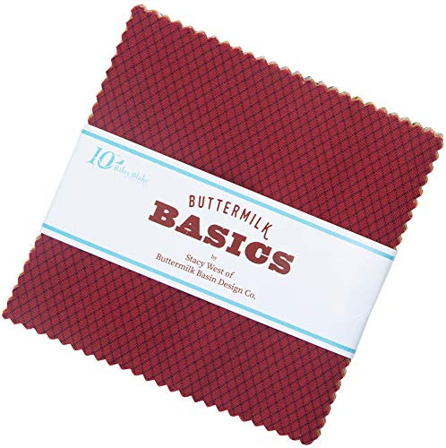 Stacy West Buttermilk Basics 5 Stacker 42 5inch Squares Charm Pack Riley Blake Designs 5918042