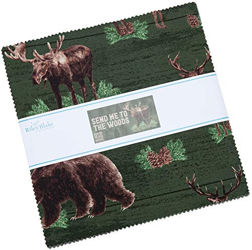 Tara Reed Send Me to The Woods 10 Stacker 42 10inch Squares Layer Cake Riley Blake 10927042 Tara Reed Send Me to The Woods 10 Stacker 42 10inch Squares Layer Cake Riley Blake 10927042