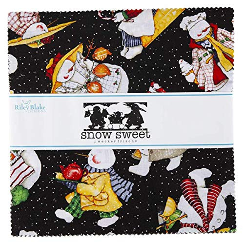J Wecker Frisch Snow Sweet 10 Stacker 42 10inch Squares Layer Cake Riley Blake Designs 10966042 J Wecker Frisch Snow Sweet 10 Stacker 42 10inch Squares Layer Cake Riley Blake Designs 10966042
