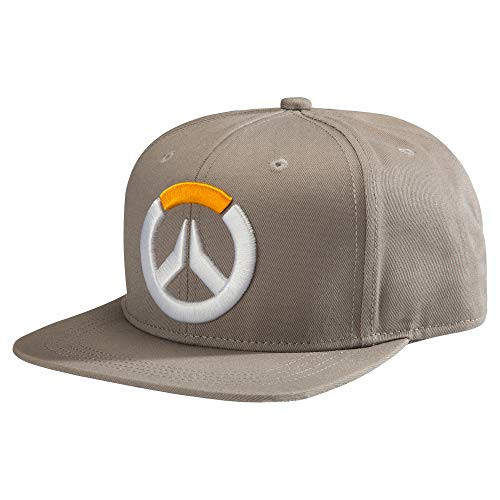 JINX Overwatch Frenetic Snapback Baseball Hat Grey One Size JINX Overwatch Frenetic Snapback Baseball Hat Grey One Size