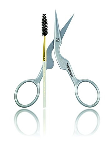 Tweezerman LTD Brow Shaping Scissors and Brush